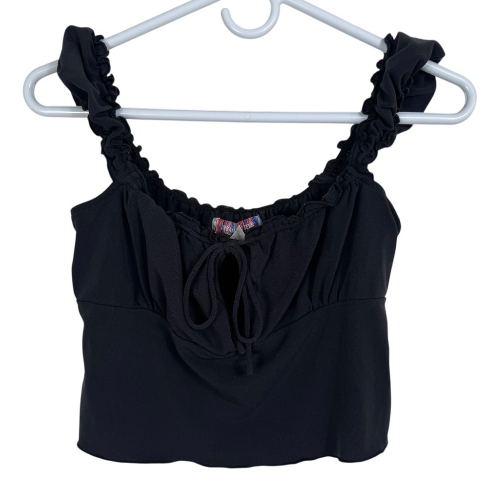 Urban Outfitters Black Milkmaid Tank Top, Size L